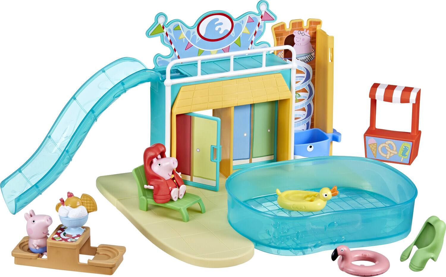 Alt View 1. Hasbro - Hasbro Collectibles - Peppa Pig - Peppa's Waterpark Playset - Multicolor.