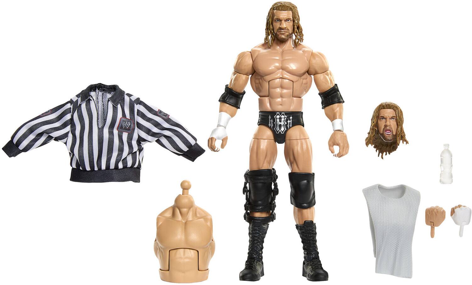 Mattel Collectible - WWE Elite Collection 6" Summerslam Triple H Action Figure with Jesse Ventura - COLLECTIBLES