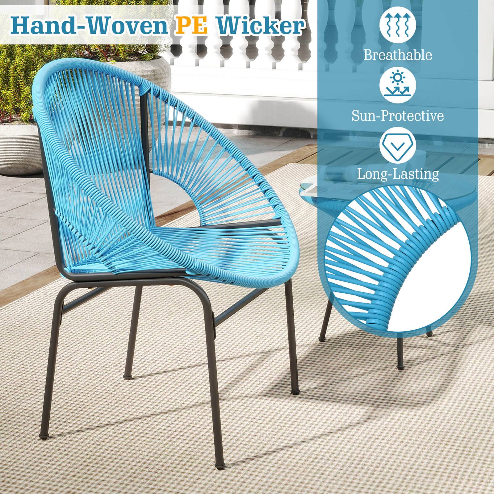 Hand-Woven PE Wicker

- Breathable
- Sun-Protective
- Long-Lasting