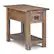 Front. Simpli Home - Monroe Narrow Side Table - Rustic Natural Aged Brown.
