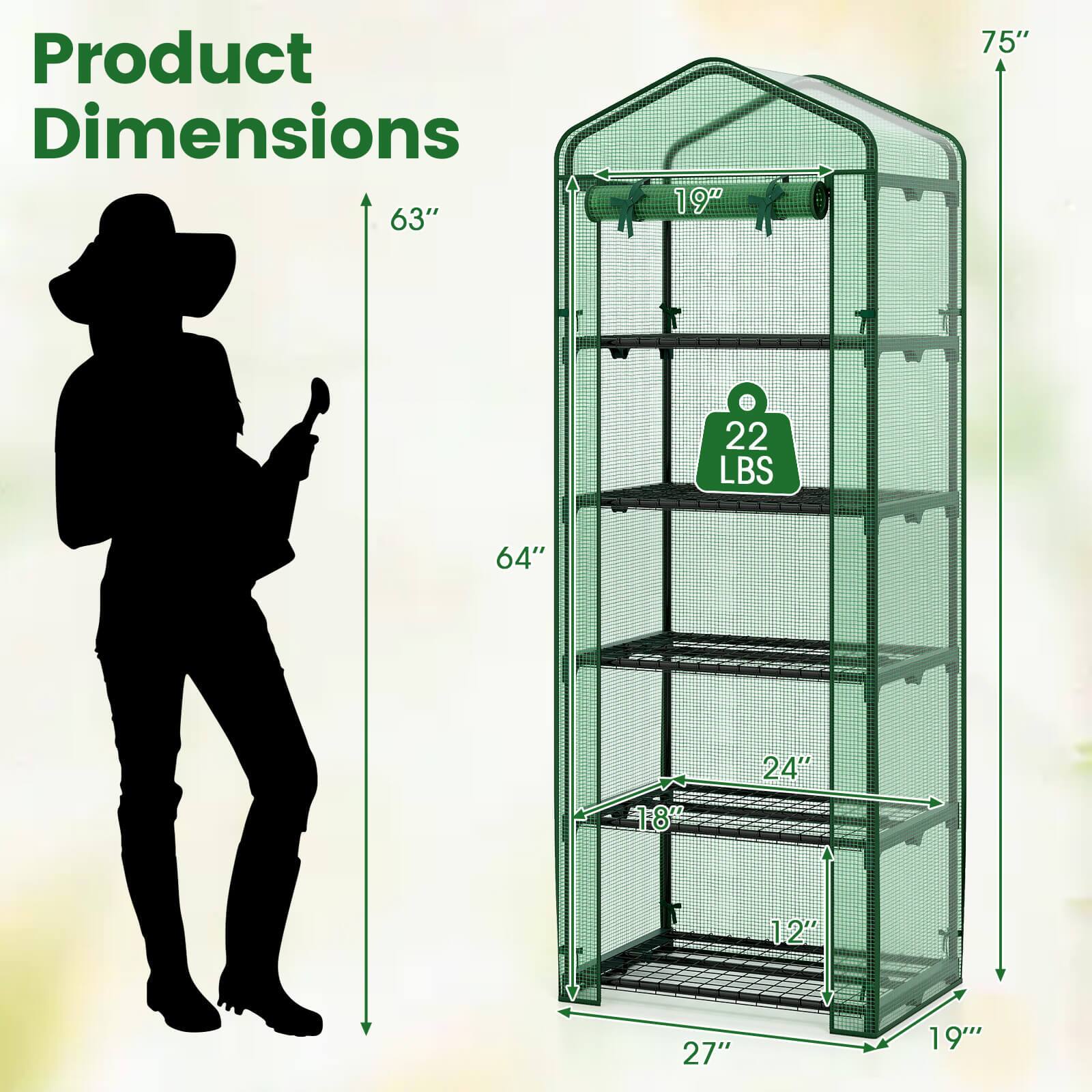 Product Dimensions: 63" x 19" x 75"  
Weight: 22 LBS  
Dimensions: 64" x 1.8" x 24" x 12" x 27" x 19"