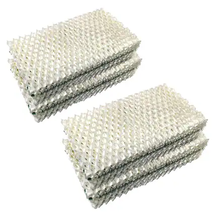 Front. HQRP - 4-Pack Humidifier Wick Filter Replacements for Kenmore 14416 14413, Emerson HDC-2R, Replaces 14909 14912.
