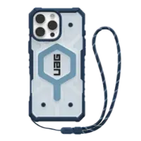 UAG - Bundle: Pathfinder Series MagSafe Case and Lanyard for iPhone 16 Pro Max - Blue/Clear - Front_Zoom