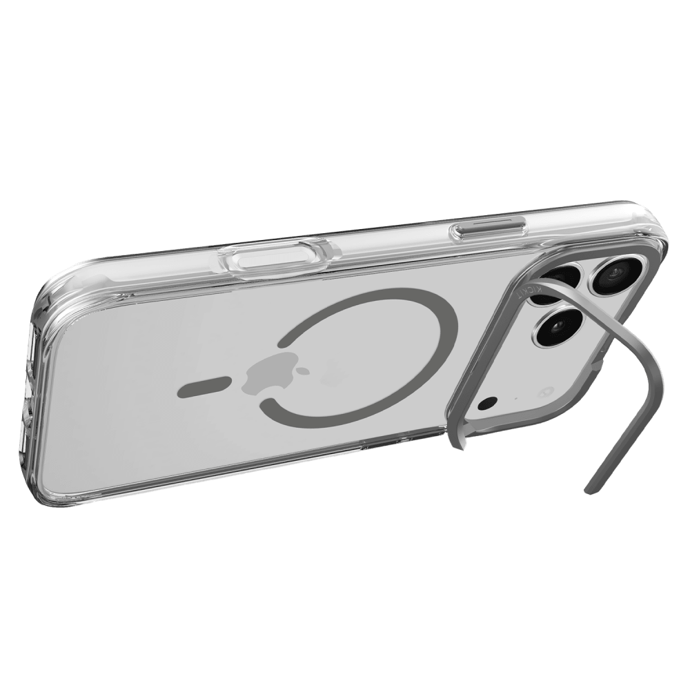 Alt View 5. Prodigee - Kick It MagSafe Case for Apple iPhone 18 Pro / 17 Pro - Clear.