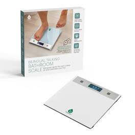 Pursonic - Bilingual Talking Bathroom Scale – Precision Meets Convenience - White