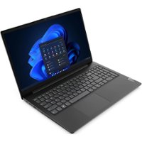 Lenovo - V15 G3 IAP 15.6" Laptop - Intel 12th Gen Core i7 with 16GB Memory - Intel Iris Xe Graphics - 512GB SSD - Black - Angle_Zoom