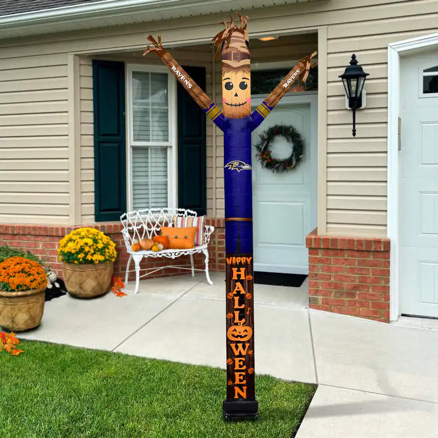 Sporticulture Baltimore Ravens Halloween Scarecrow Inflatable Crazy ...