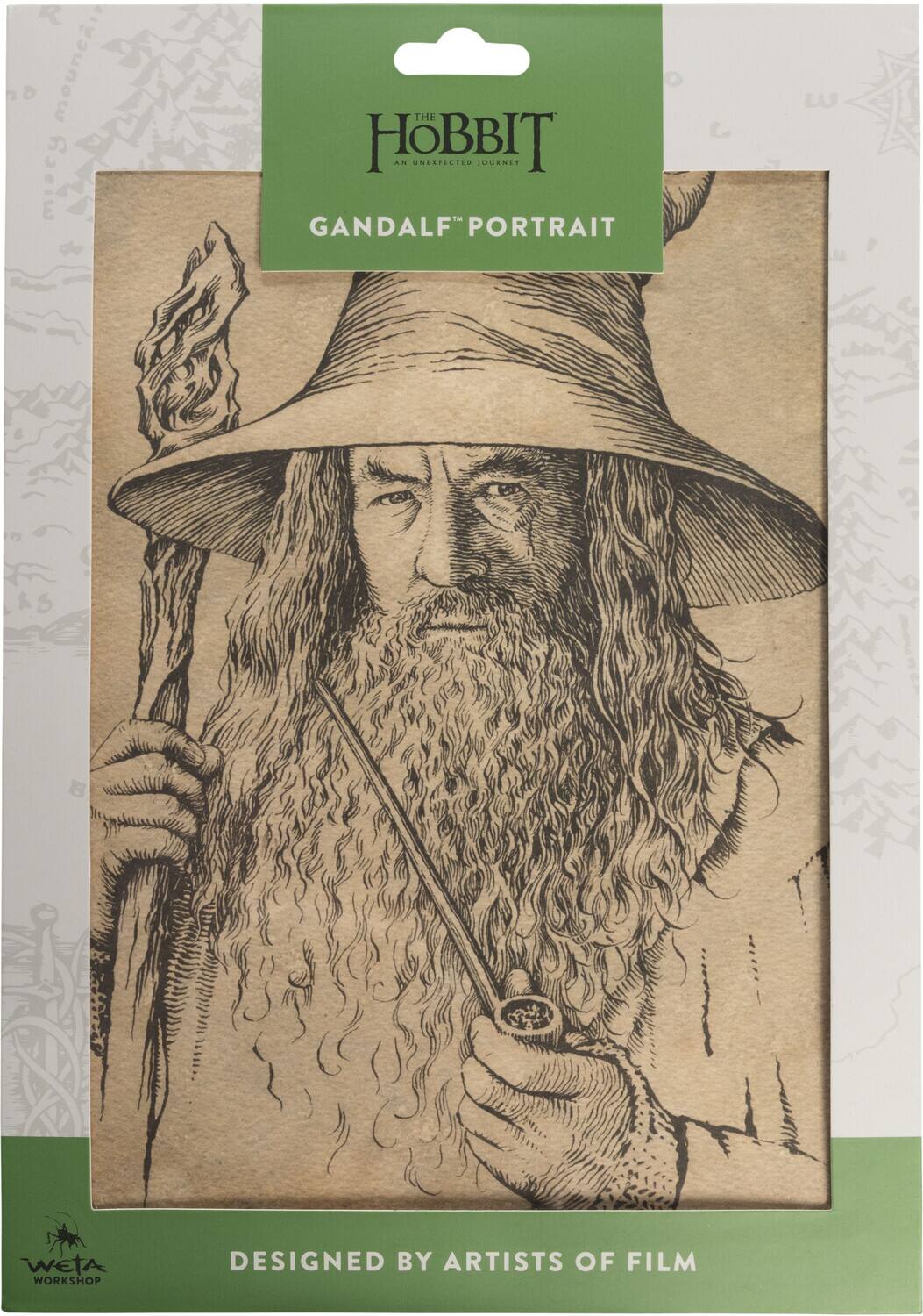 THE HOBBIT  
AN UNEXPECTED JOURNEY  

GANDALF PORTRAIT  

DESIGNED BY ARTISTS OF FILM  

WETA WORKSHOP