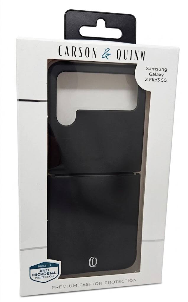 CARSON & QUINN Samsung Galaxy Z Flip3 5G BUILT-IN Q ANTI MICROBIAL PROTECTION FASHION PROTECTION PREMIUM