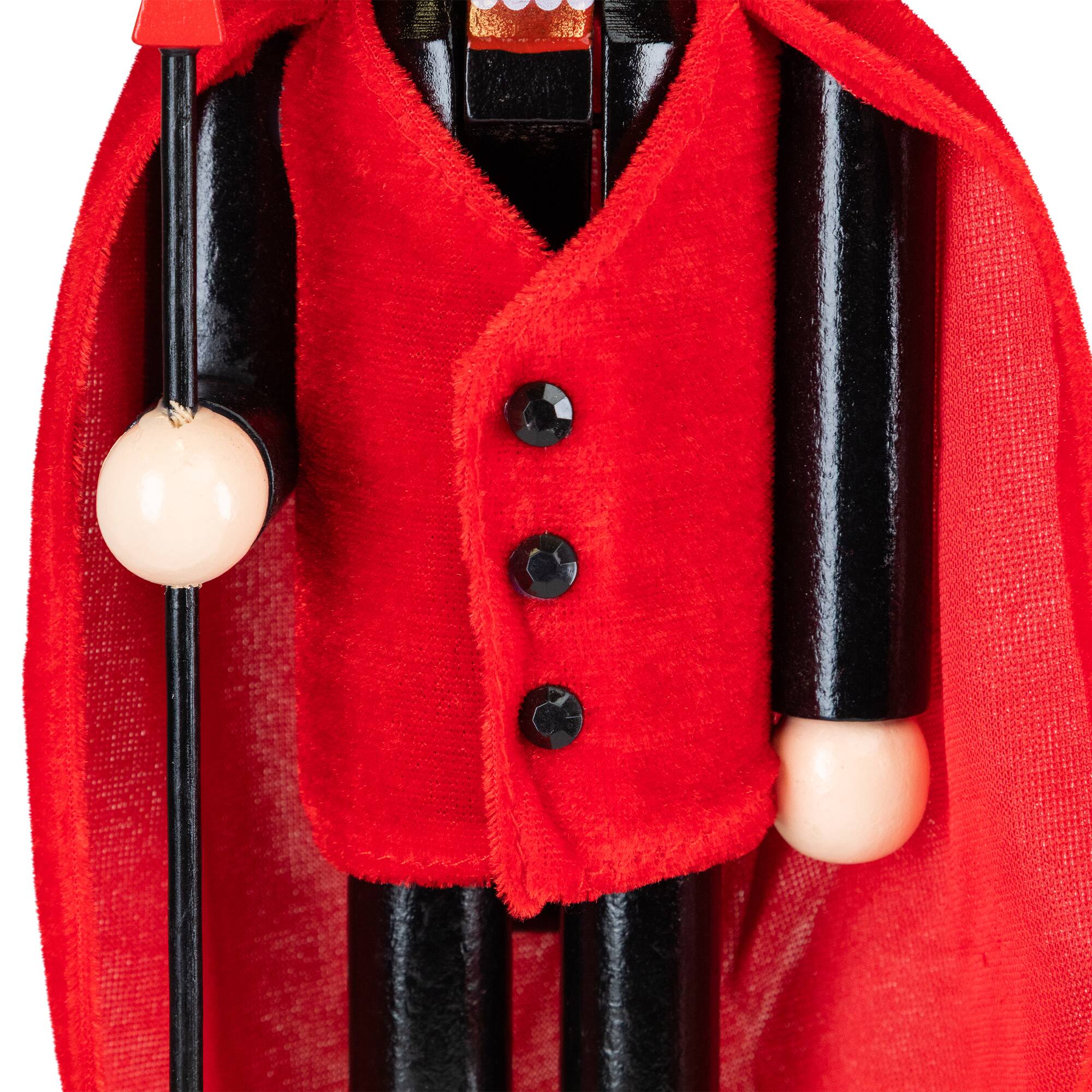 Alt View 4. Northlight - Devil with Pitchfork Halloween Nutcracker - 14" - Red and Black - Red.