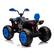 Alt View 4. GARVEE - 24V Kids 2-Seater Electric ATV with Powerful Dual 550W Motors, Off-Road 4 Wheeler, Music Player & 110 lbs Capacity - Blue.