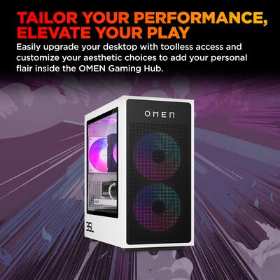 HP OMEN 35L Gaming Desktop AMD Ryzen 7 8700F 32GB DDR5 HP OMEN 35L Gaming Desktop AMD Ryzen 7 8700F 32GB DDR5