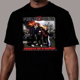 PopMarket - Public Enemy - Rebirth Of A Nation Album Cover (t-shirt L) - APPAREL - Multicolor