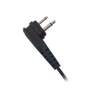 Back. ProMaxPower - Extra Long 1.5-Wire Swivel Earpiece with PTT Mic for 2-Pin Radios - RDM2070D, CP110 & More - Black.