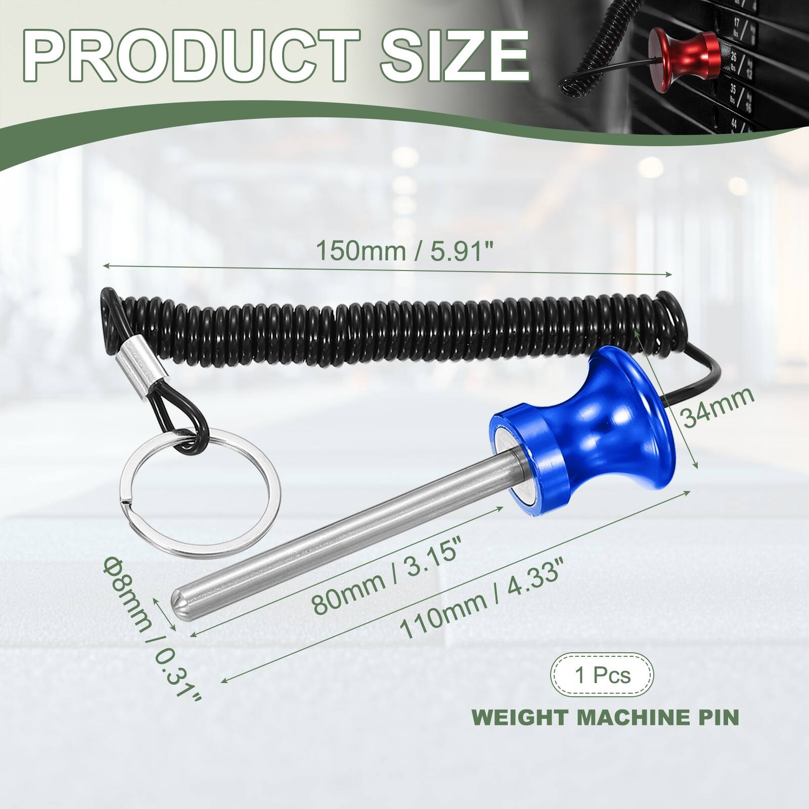 PRODUCT SIZE

150mm / 5.91"
8mm / 0.31"
34mm
80mm / 3.15"
110mm / 4.33"

1 Pcs

WEIGHT MACHINE PIN
