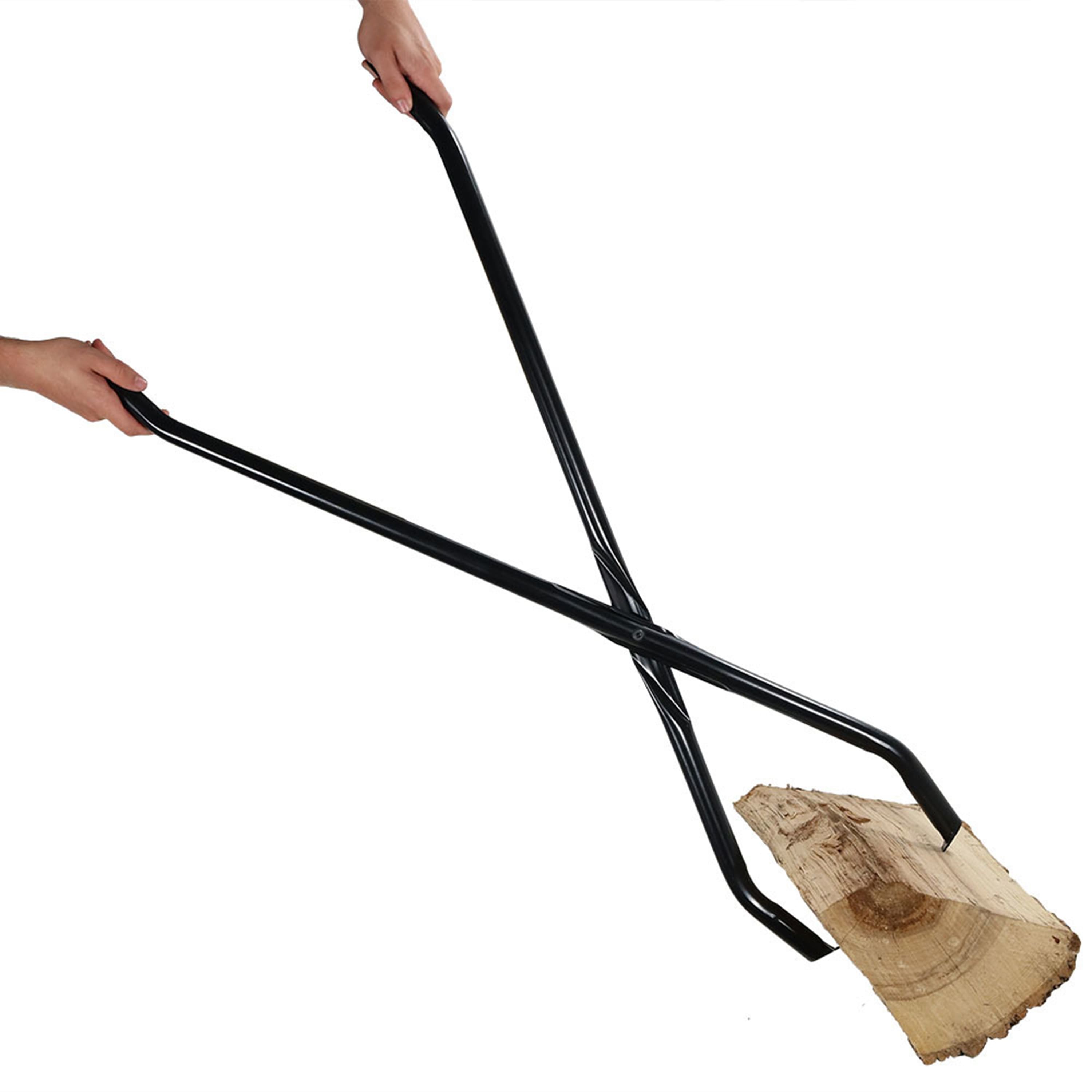 Sunnydaze - 40 in Heavy-Duty Steel Firewood Log Grabber Tongs - Black price history on PriceWatchPro