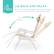 LIE BACK AND RELAX
Built with freely adjustable back and footrests so you can find and enjoy the perfect angle
160° Degrees