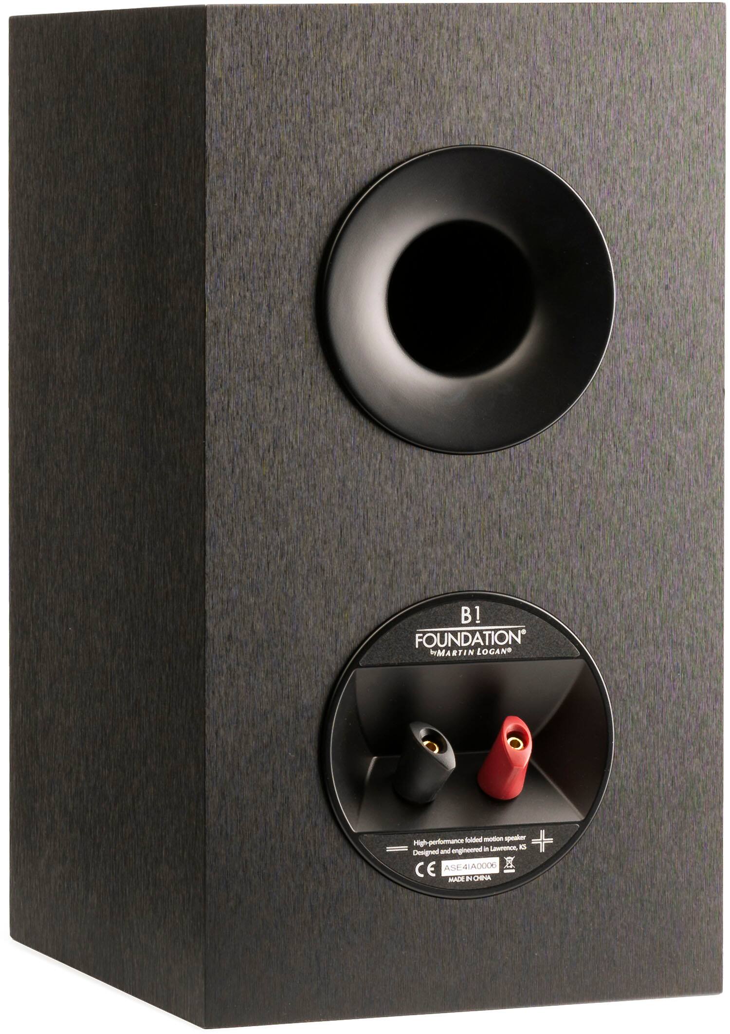 B1 1 FOUNDATION WMARTIN LOGAN High-performance speaker + i-Lens technology, BS Designed and engineered by ASE4IA0006 CE Made in USA.