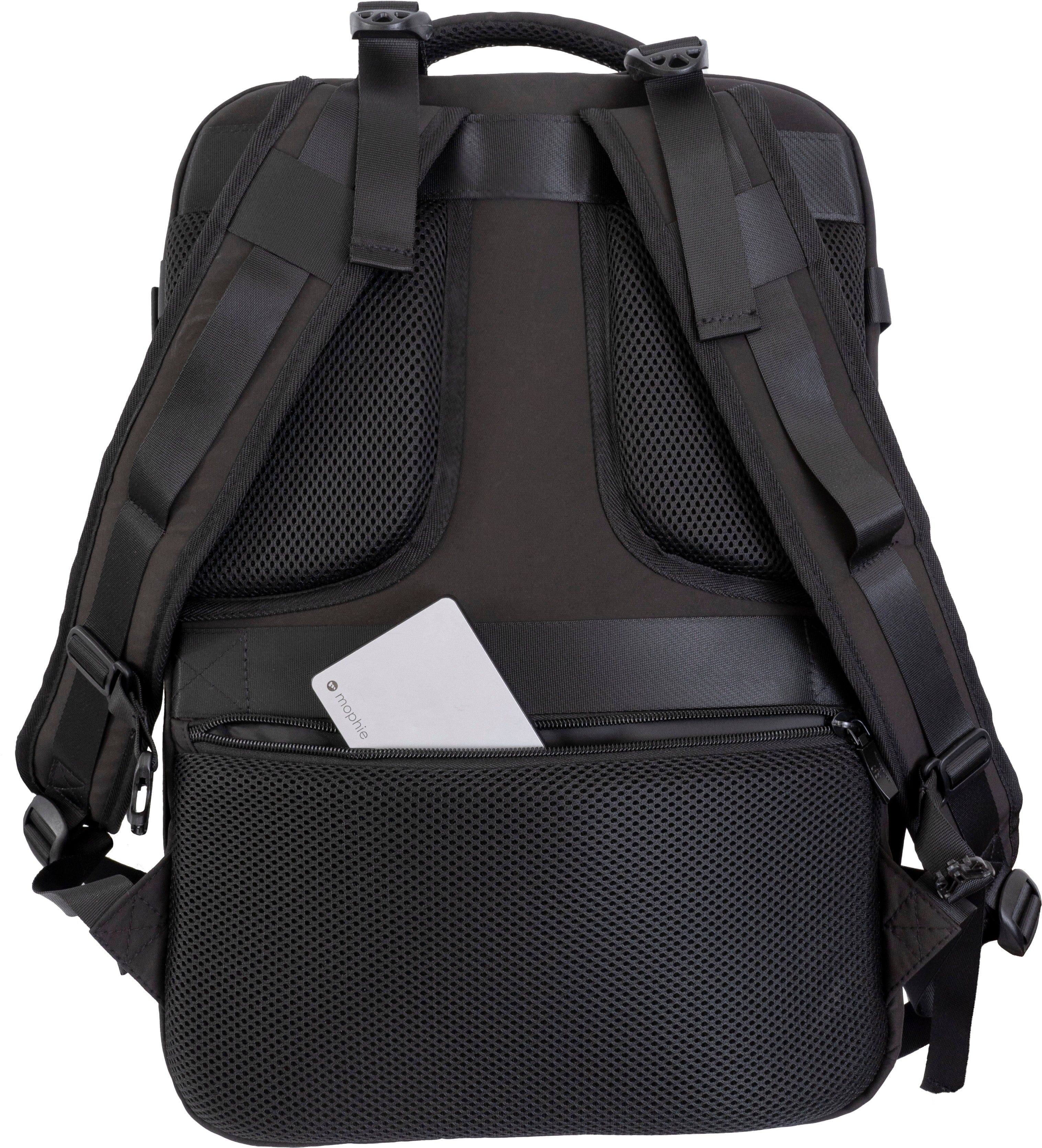 Jack Abrahams The Diego 19 Inch Nylon Travel Backpack with Shoe