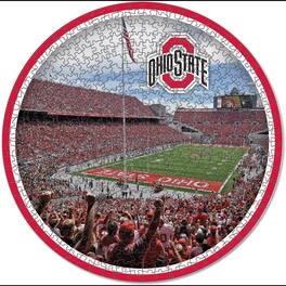 WinCraft - Ohio State Buckeyes Round 500-Piece Puzzle - Multicolor