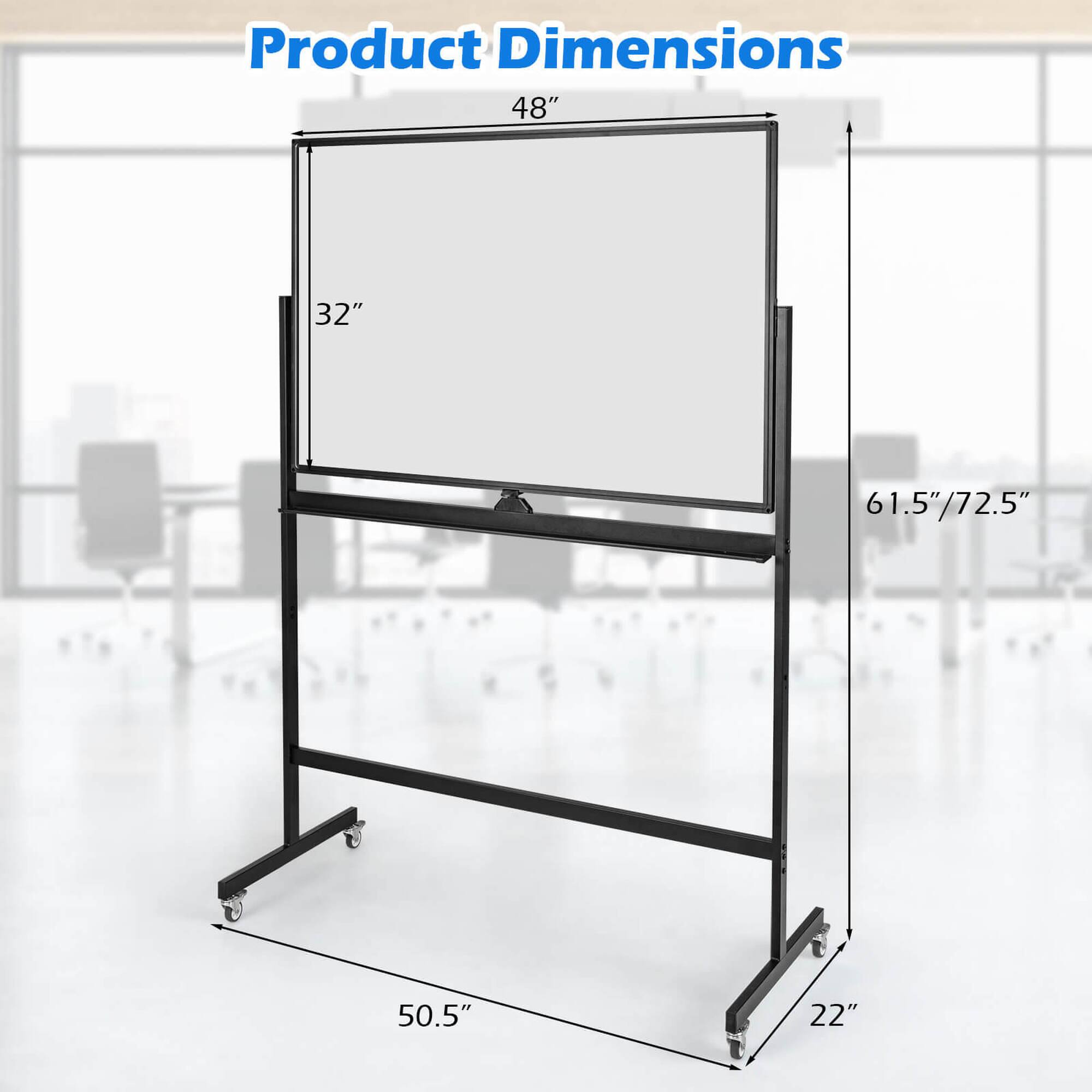 Product Dimensions: 48" x 32" x 61.5" / 72.5" x 50.5" x 22".