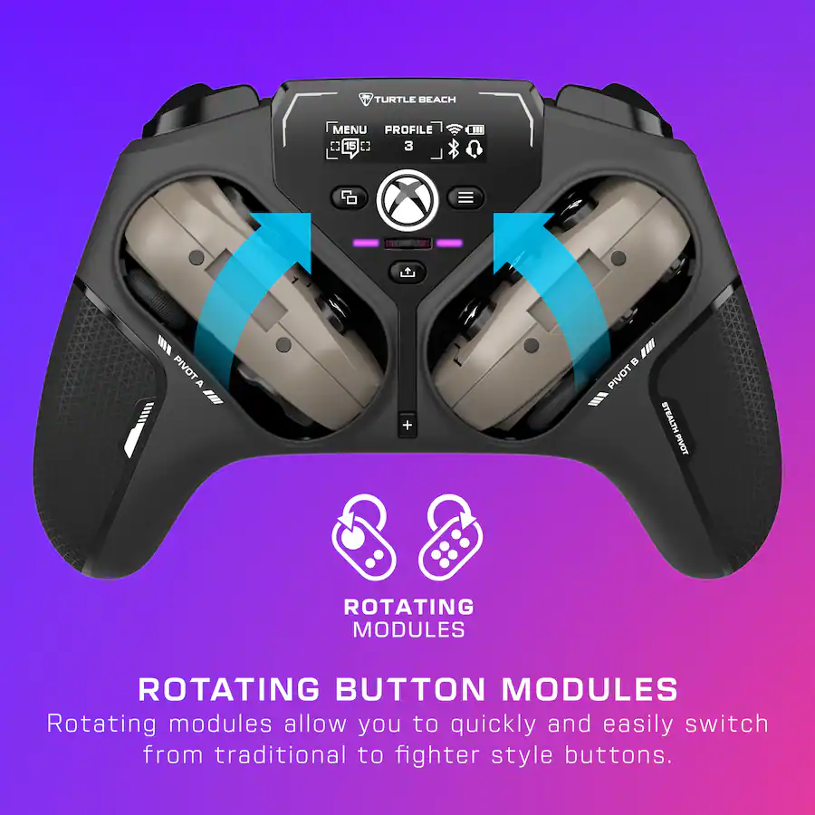 Turtle Beach Stealth Pivot Wireless Smart PC Gaming Controller with ...