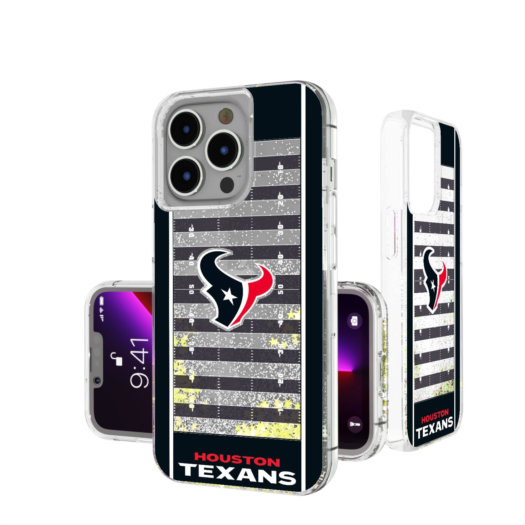 Keyscaper - NFL - Houston Texans - iPhone Field Design Glitter Case - 15 Pro Max - Multicolor price history on PriceWatchPro