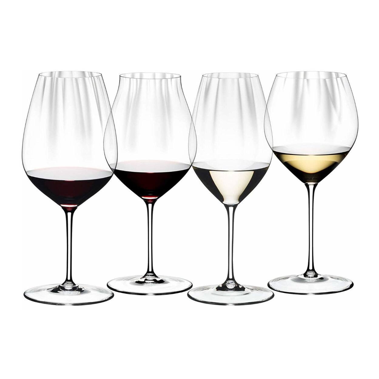 Left. Riedel - Riedel 5884/47-19 Performance Wine Glasses (Set of 4, Clear) - Clear.
