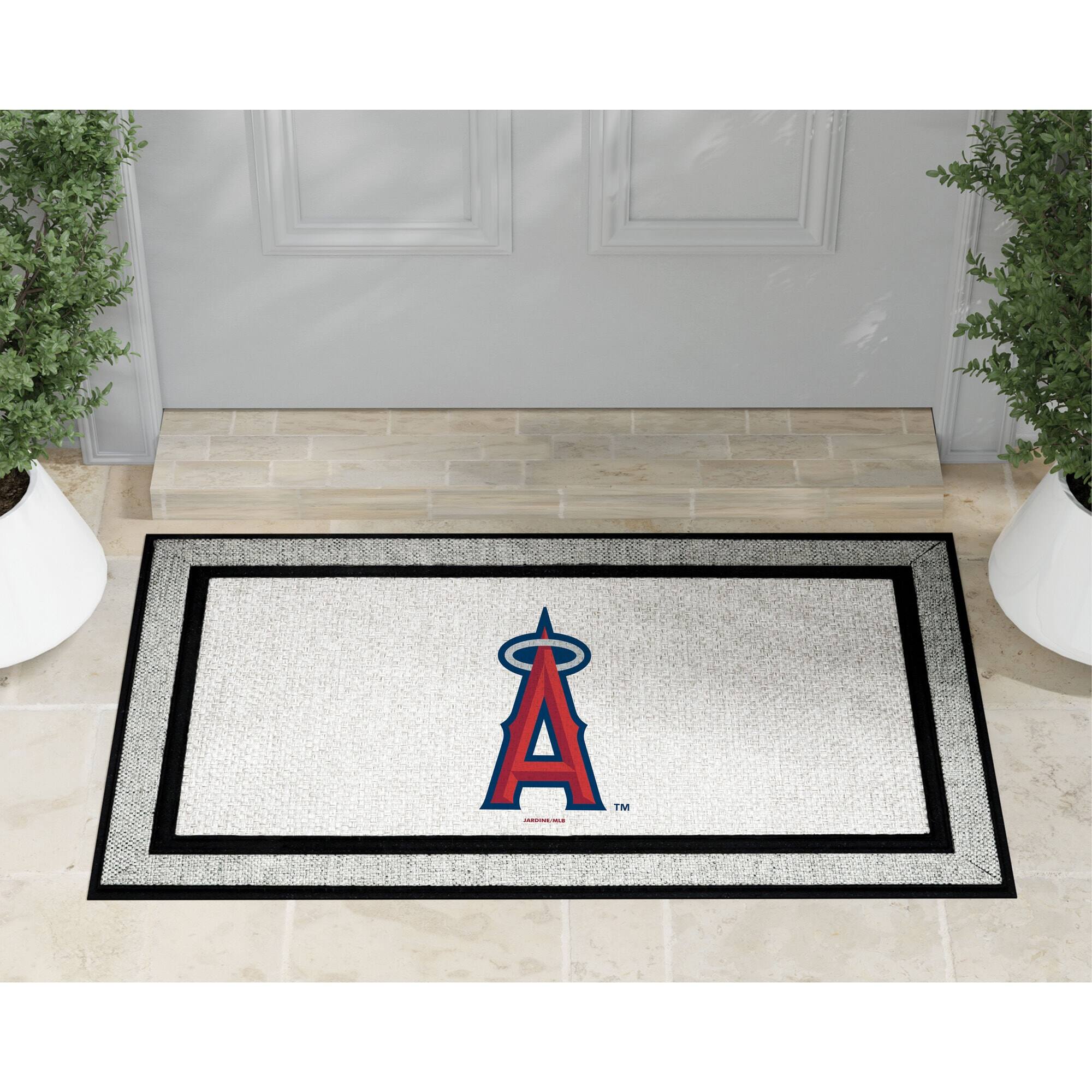 Alt View 1. Jardine - Los Angeles Angels 18" x 30" Indoor/Outdoor Logo Doormat - Multicolor.