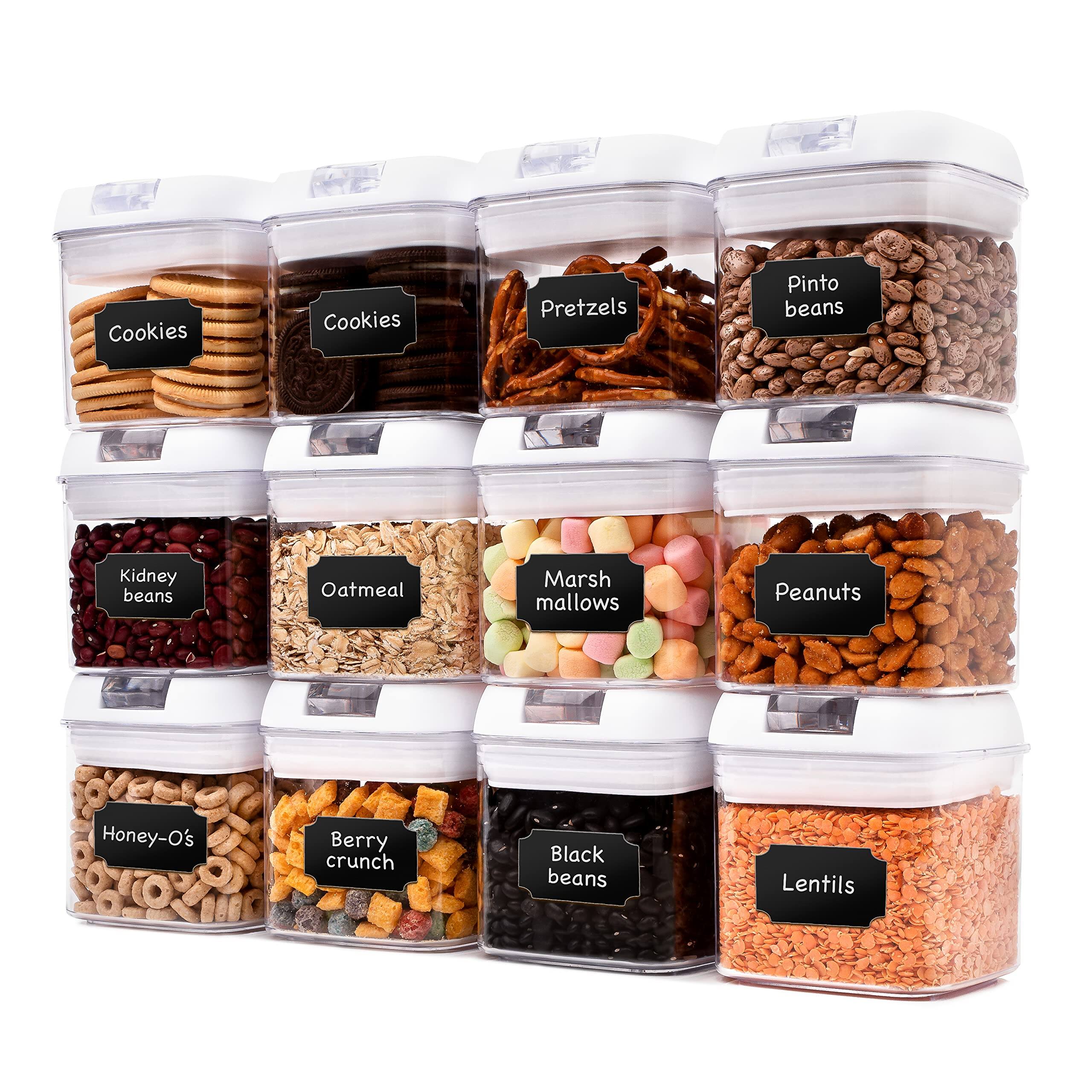 Cookies  
Cookies  
Pretzels  
Pinto beans  
Kidney beans  
Oatmeal  
Marshmallows  
Peanuts  
Honey-O's  
Berry crunch  
Black beans  
Lentils