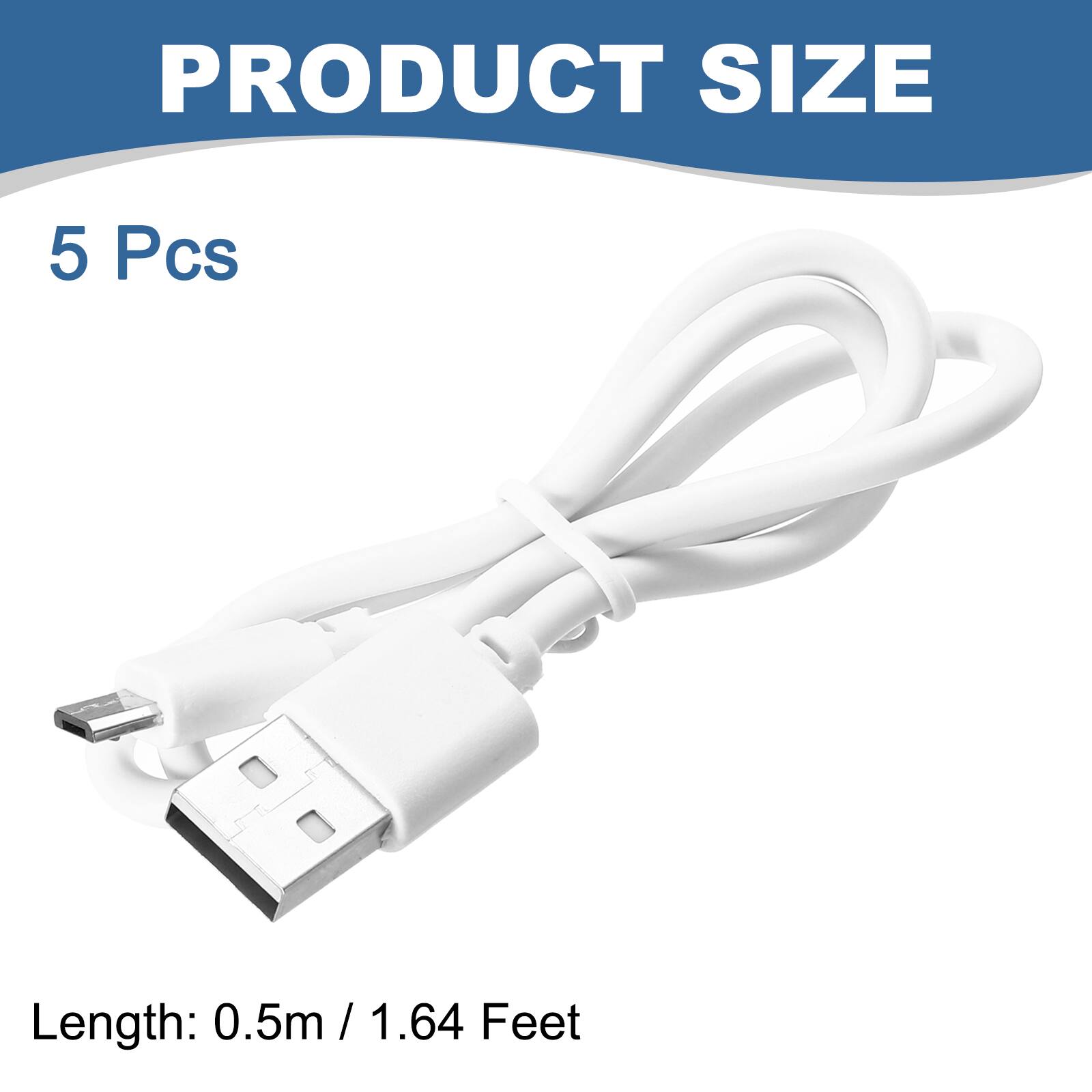 PRODUCT SIZE

5 Pcs

Length: 0.5m / 1.64 Feet