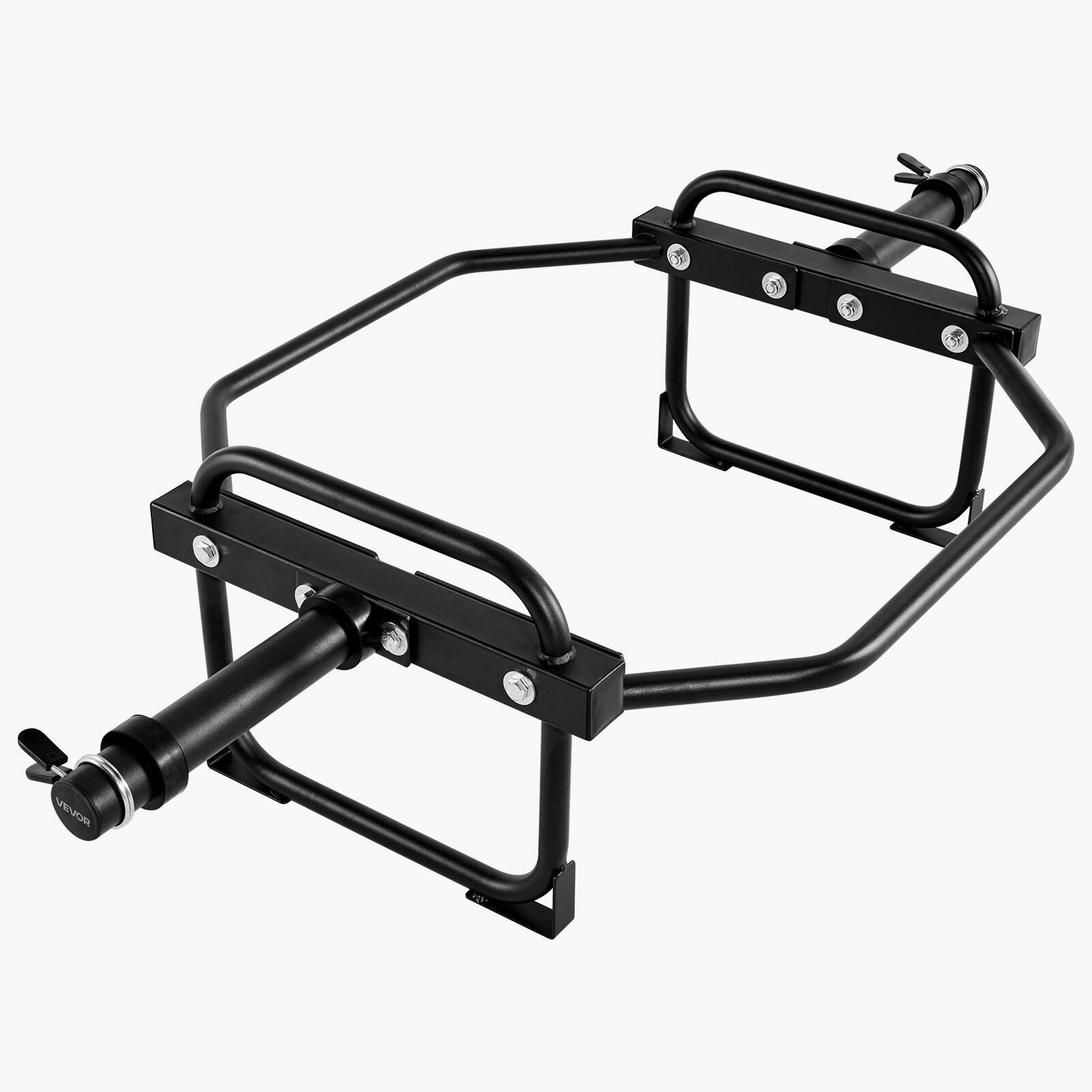 VEVOR - Trap Bar Hex Bar, 2-Inch Hex Barbell, 500 LBS Capacity Shrug Bars,Weightlifting and Strength Training Equipment,Home Gym - Black