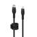 Alt View 1. Belkin - BOOST↑CHARGE Pro Flex Braided Silicone USB-C to Lightning Cable 6.6FT, MFi-Certified Charging Cable with Cable Clip - Black.