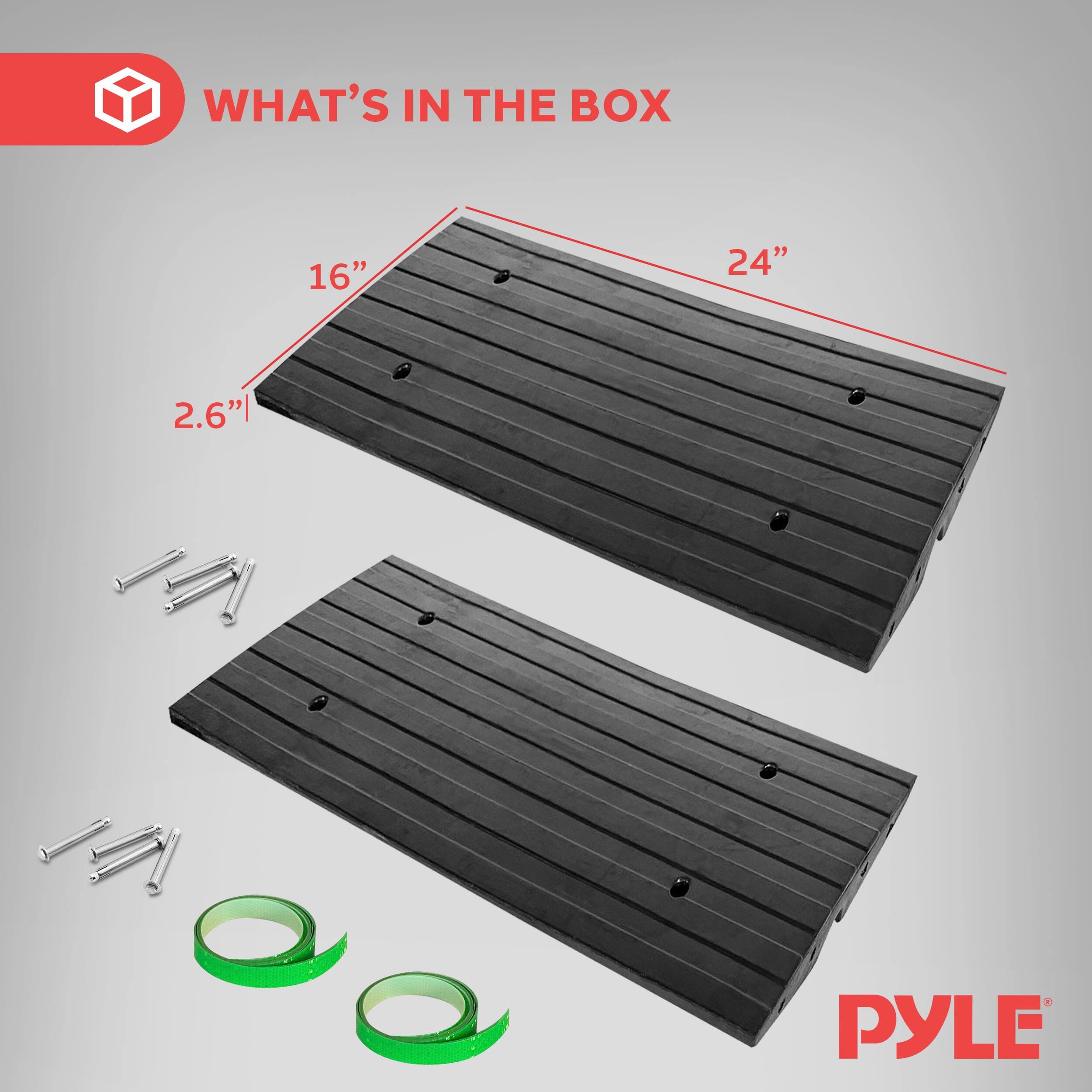 WHAT'S IN THE BOX

16" 24" 2.6" M 100 PYLE