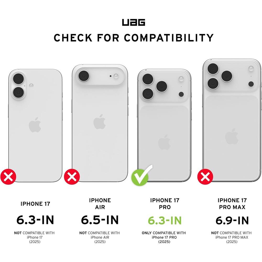 Alt View 1. PARKER SLATER - iPhone 17 Pro Case, Military-Grade Protection - Black.