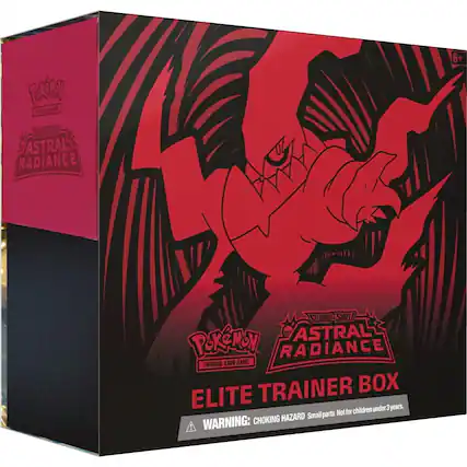 Pokémon
Sword & Shield
Astral Radiance
Elite Trainer Box
Trading Card Game
Warning: Choking Hazard Small parts Not for children under 3 years.