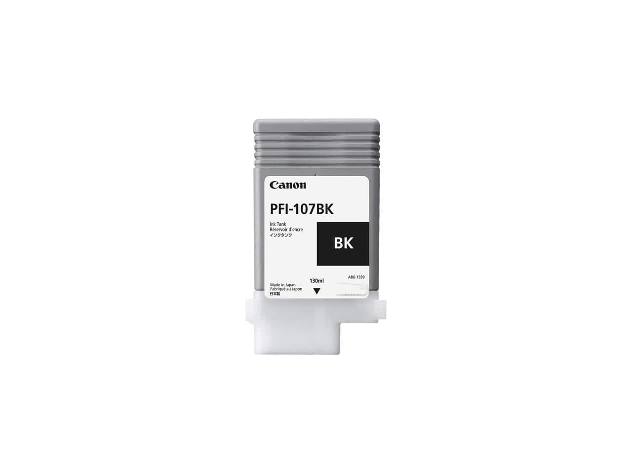 Canon - PFI-107B Ink Cartridge - Black PFI-107BK  Black Ink 130ml