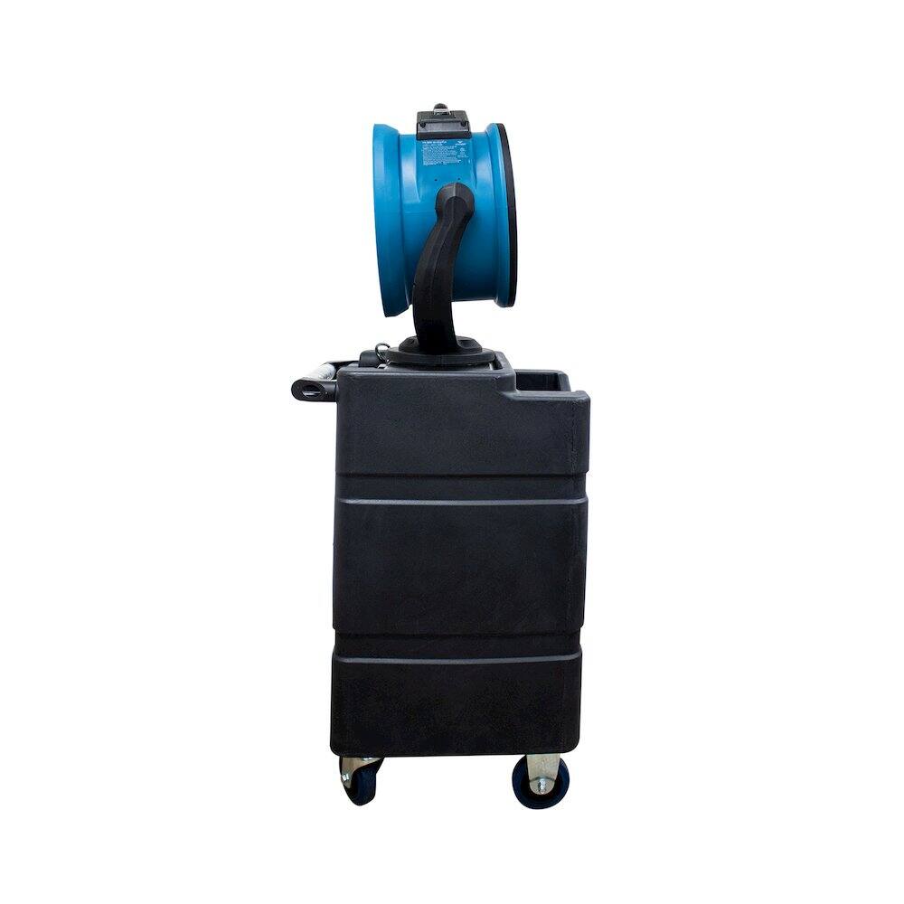 Alt View 2. XPOWER - Oscillating Portable 3 Speed Outdoor Cooling Misting Fan - Blue.