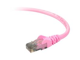 Belkin - A3L980-10-PNK-S 10 ft. Cat 6 Pink High Performance Snagless Patch Cable