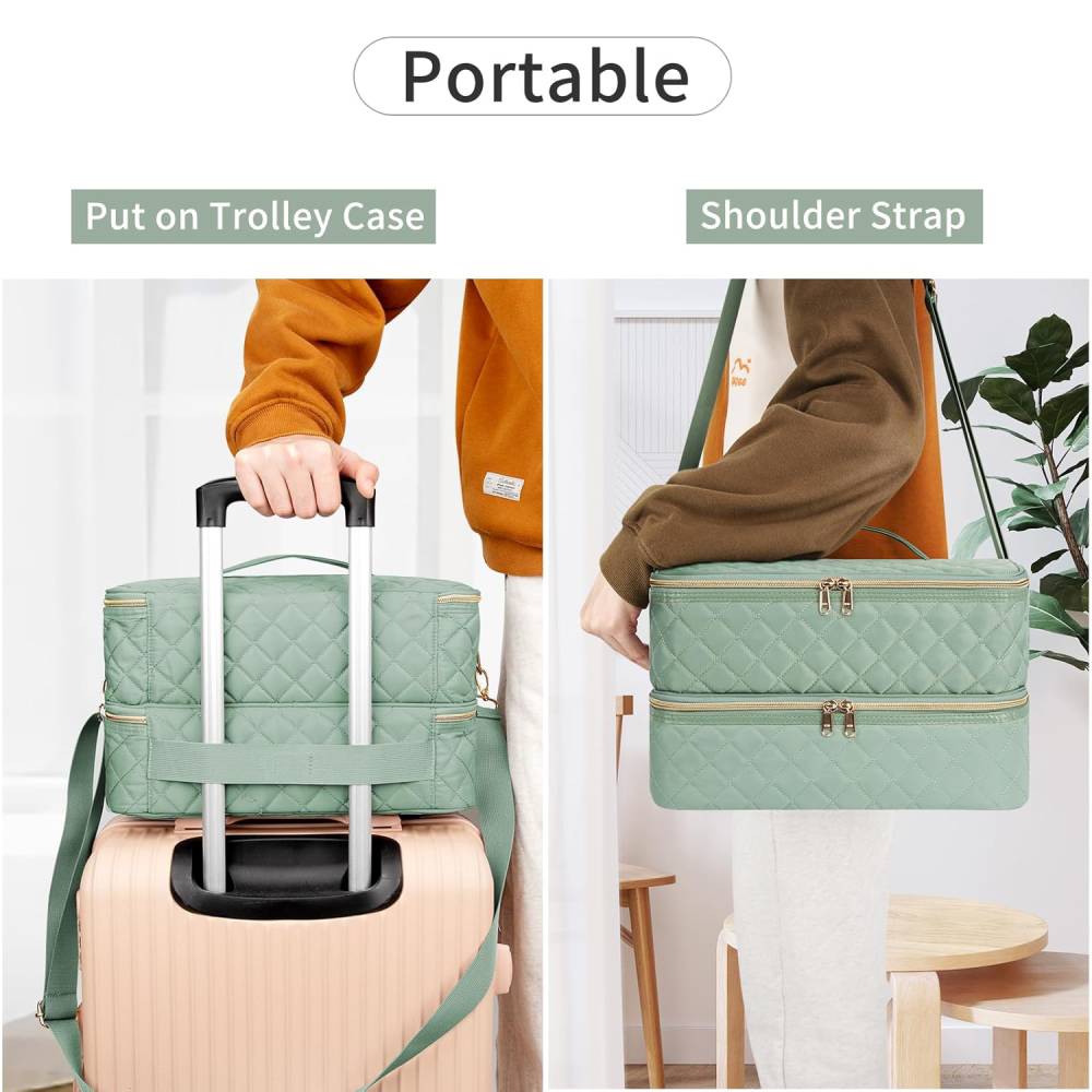 Portable

Put on Trolley Case

Shoulder Strap