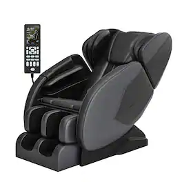 Essen Blissed - Favor MM450 Full Body Zero Gravity with Shiatsu Massage Chai - Black