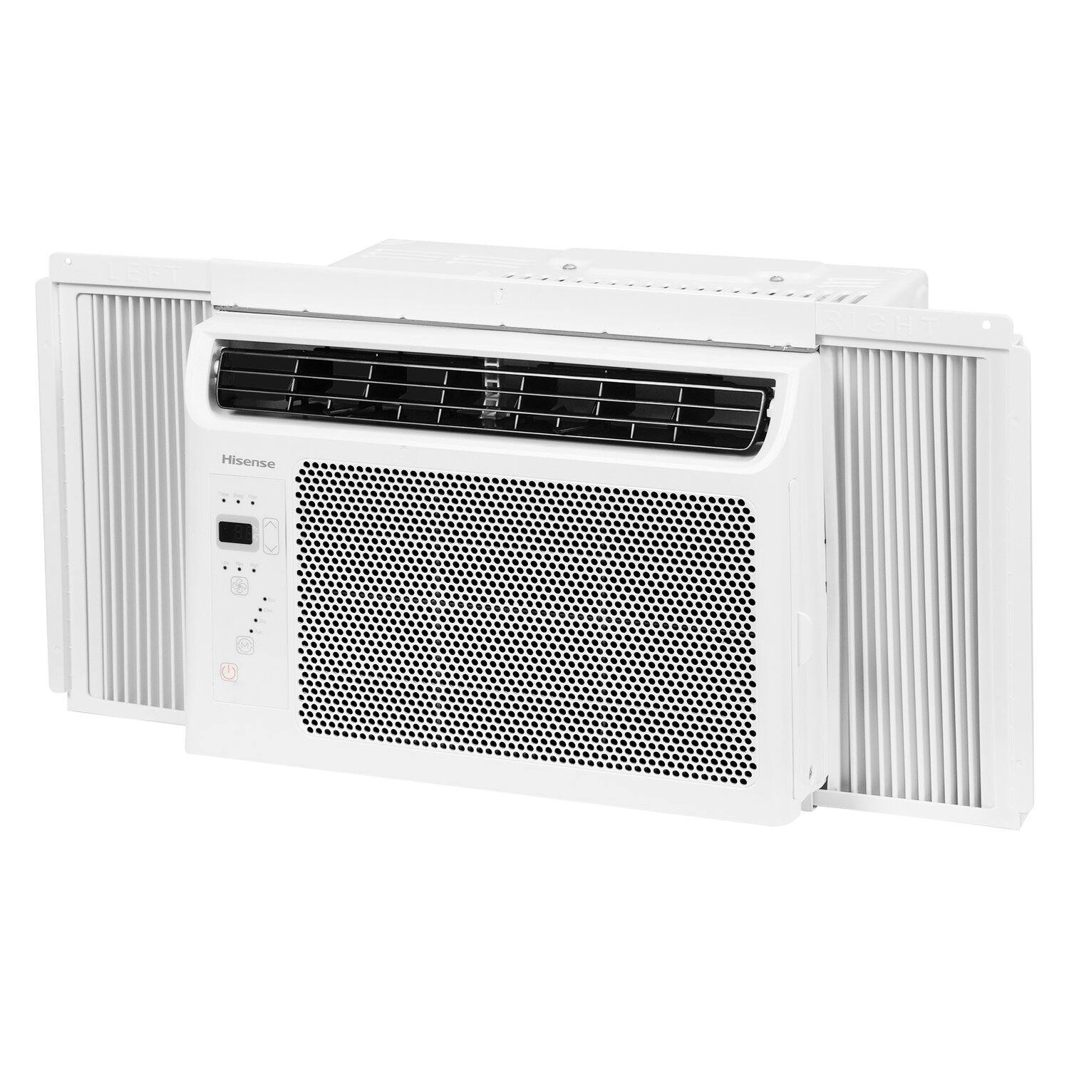 Alt View 6. Hisense - 6,000 BTU 250 Sq Ft Window Air Conditioner with Remote - White.