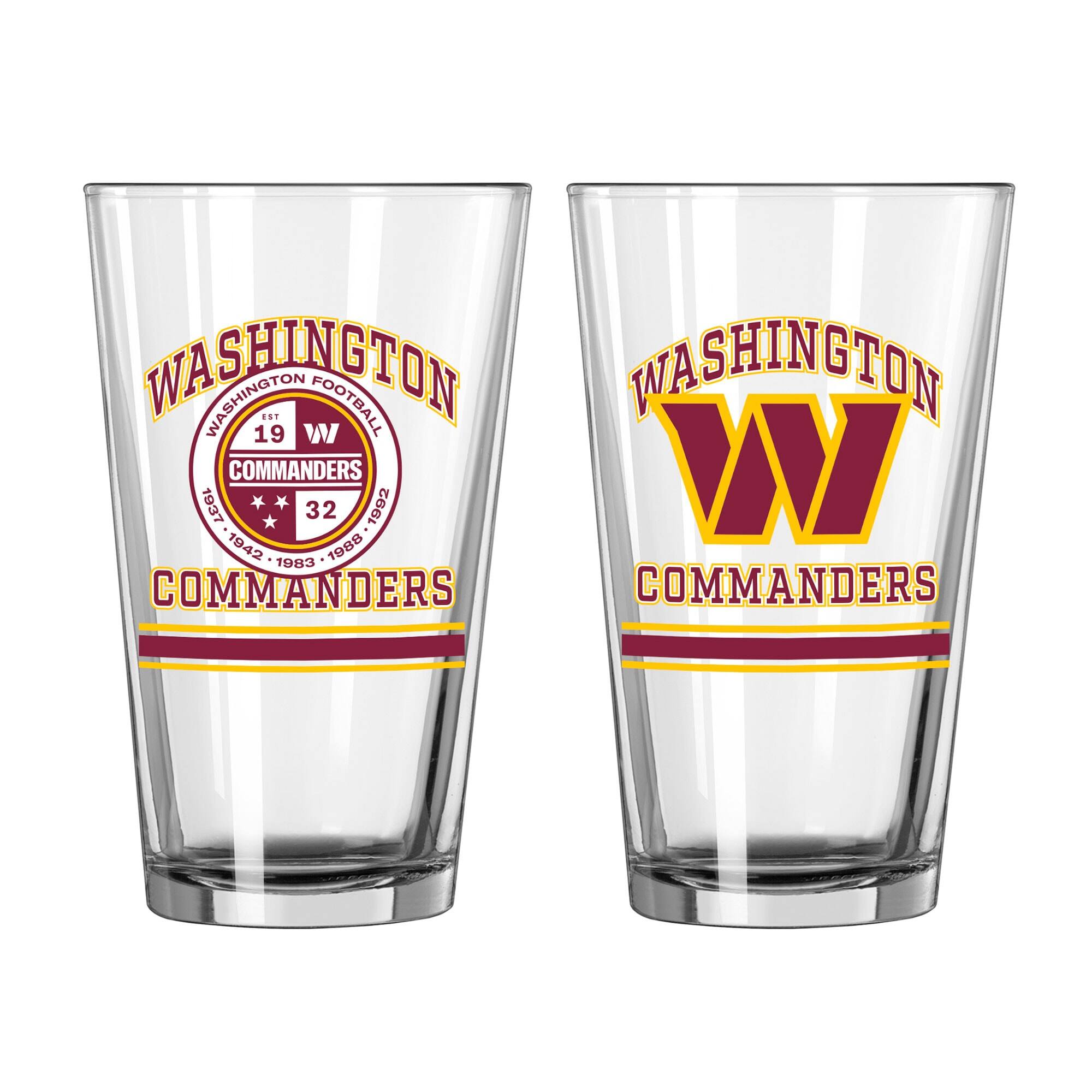 WASHINGTON  
WASHINGTON FOOTBALL  
WASHINGTON 19  
COMMANDERS 32  
1937 WV 1942 1983 1988  
COMMANDERS  
COMMANDERS