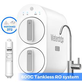 Waterdrop - G2P600 Reverse Osmosis System Extra WD-MNR35 Water Filter - White