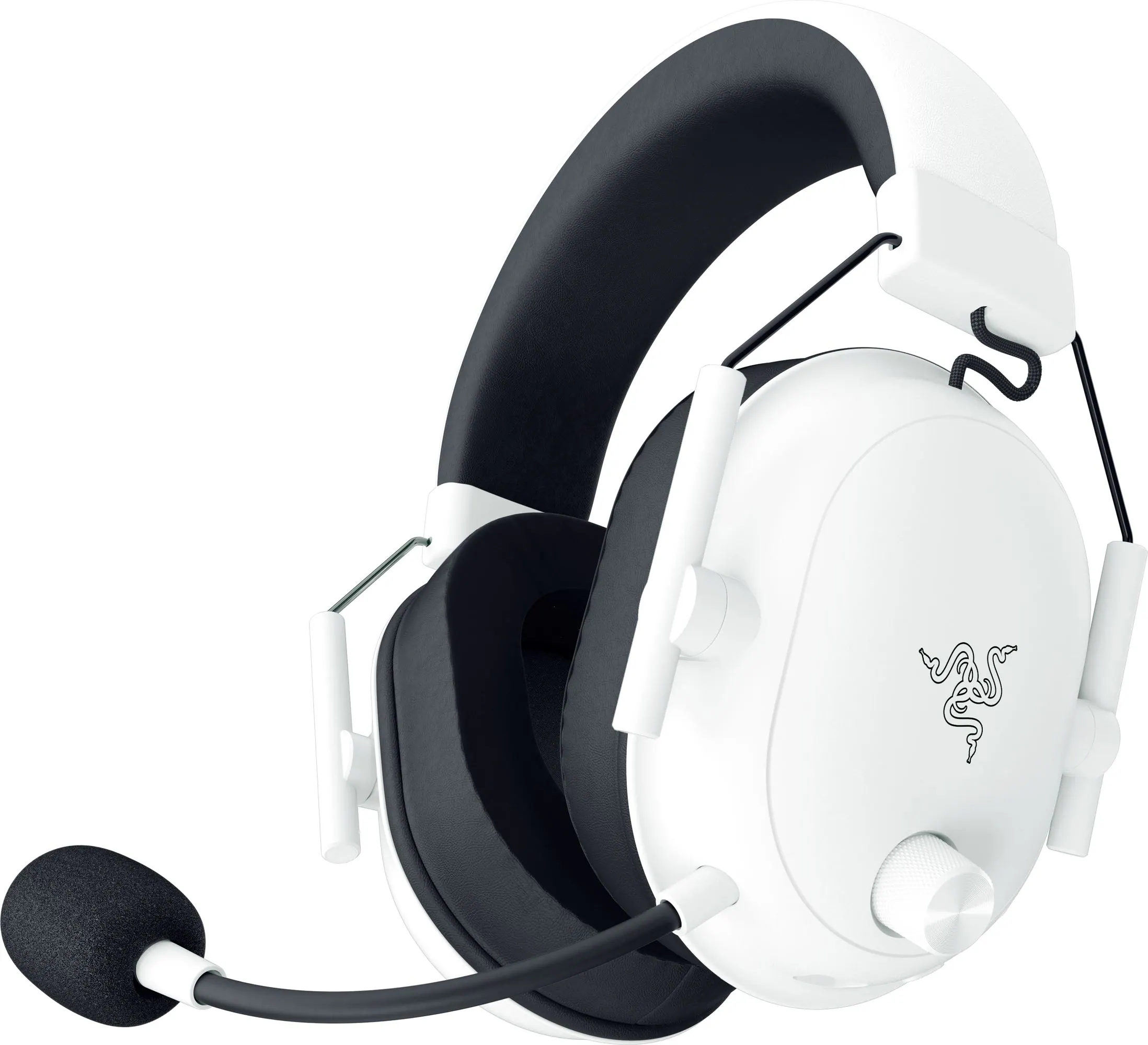 Razer - Blackshark V2 Hyperspeed Wireless Over-the-Ear Gaming Headset for PC, Mac, Playstation, Switch, Steam Deck, Mobile - White