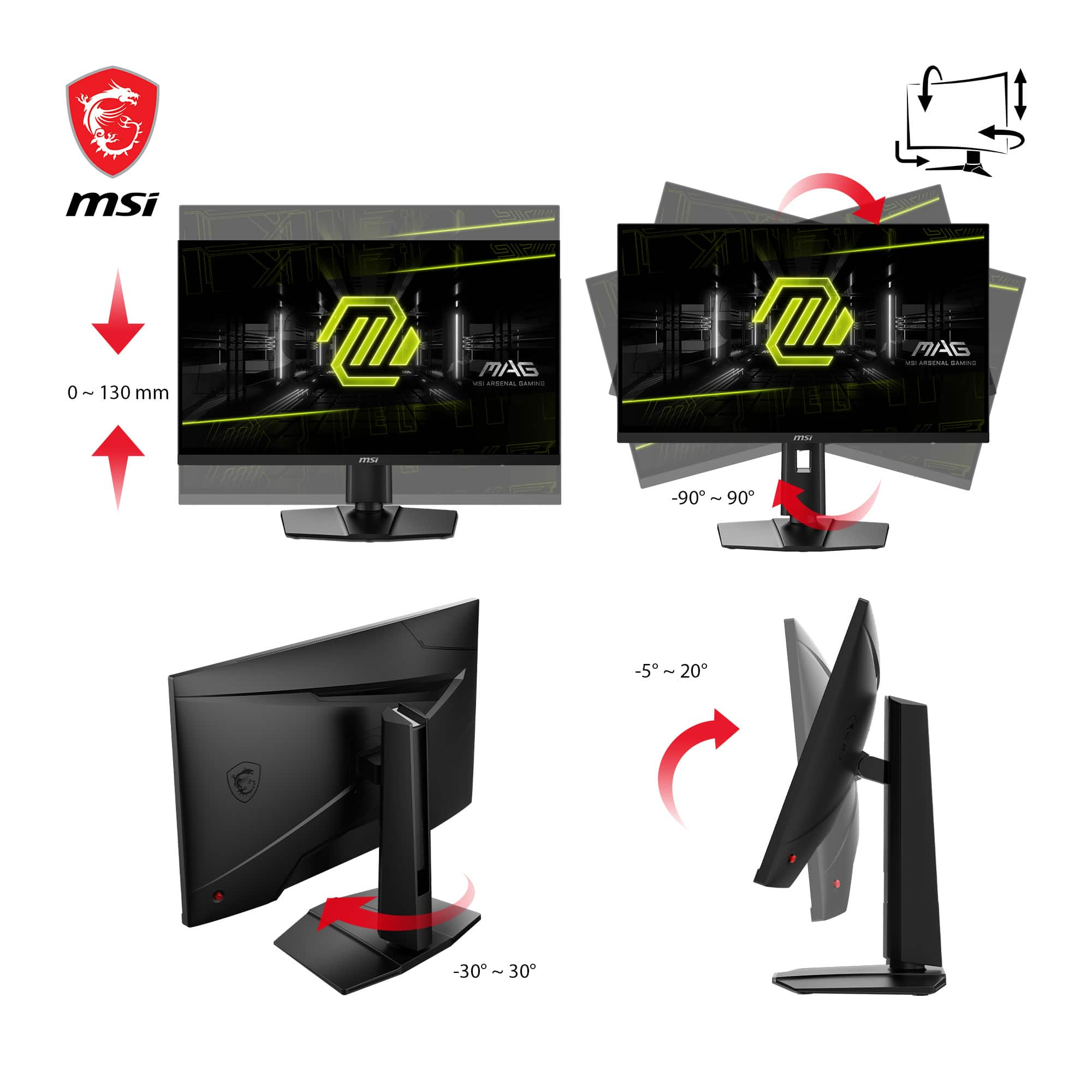 MSI – MAG 274UPF E2 27″ LCD 4K UHD 160Hz 1ms G-SYNC compatible Monitor with HDR 400 (DisplayPort, HDMI,USB) – Metallic Black Sansujyuku sansujyuku.com