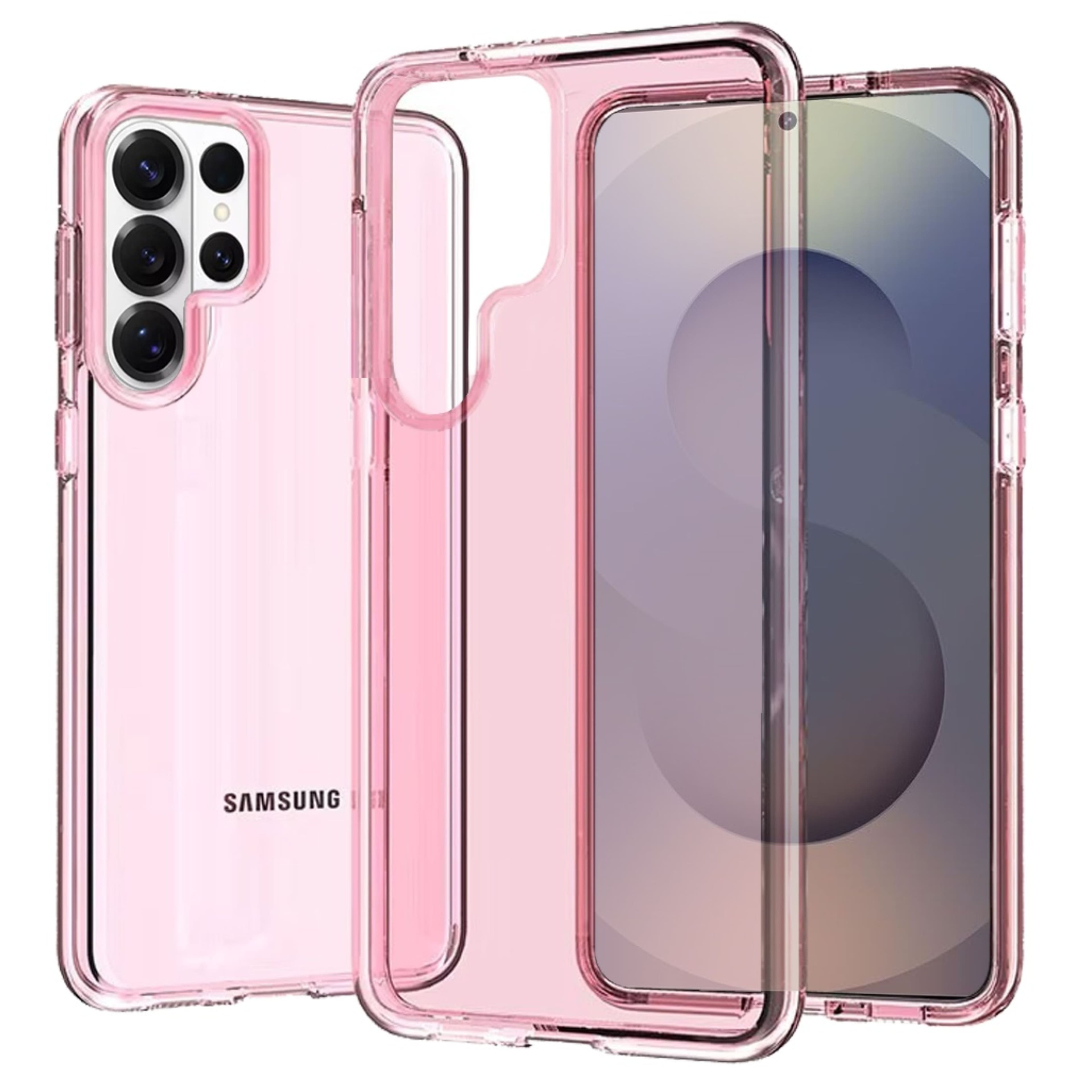 Kitcheniva - Sturdy Ultra Thick 3mm Translucent Plus Tempered Glass For Samsung S26 Ultra - Pink price history on PriceWatchPro
