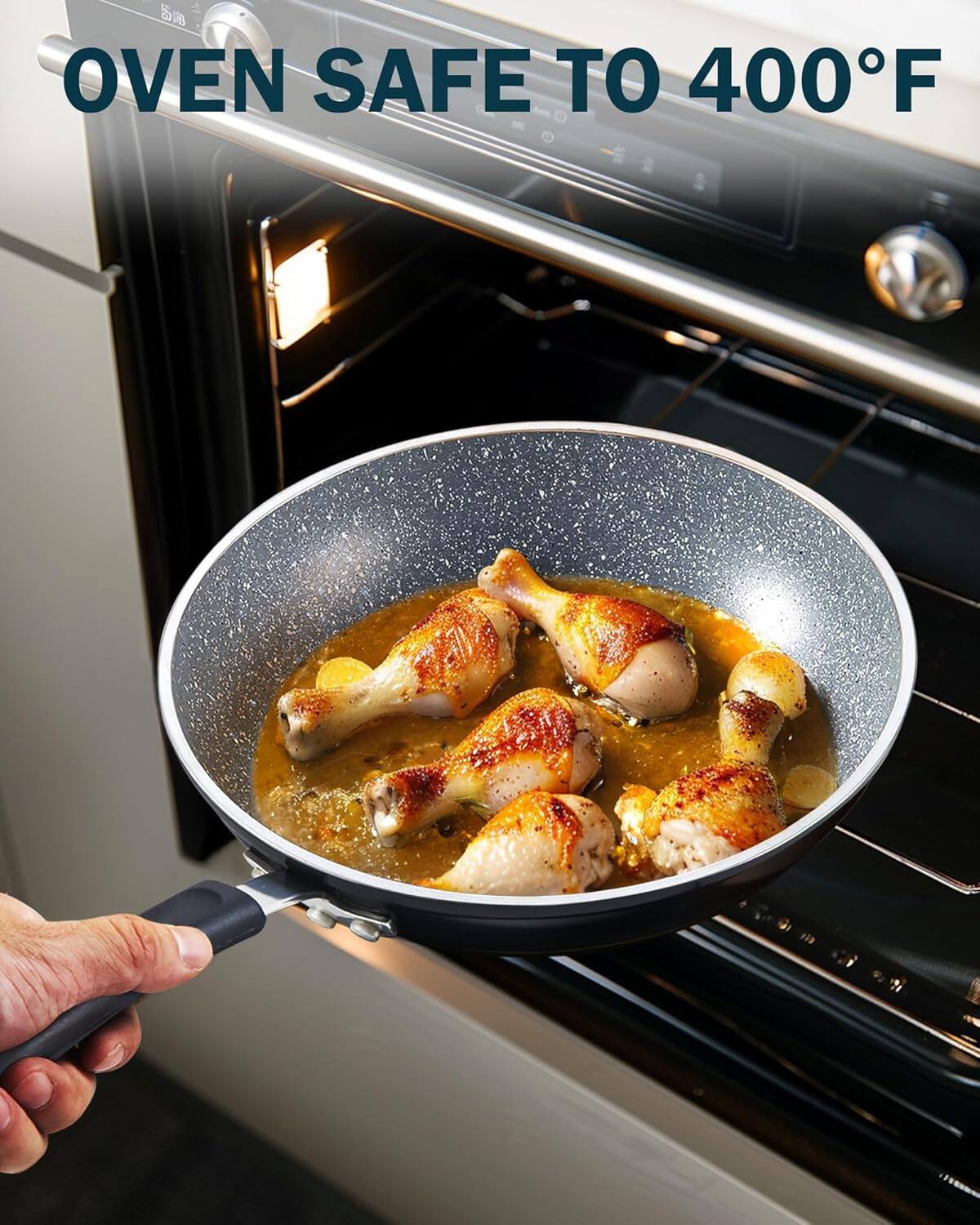 OVEN SAFE TO 400°F