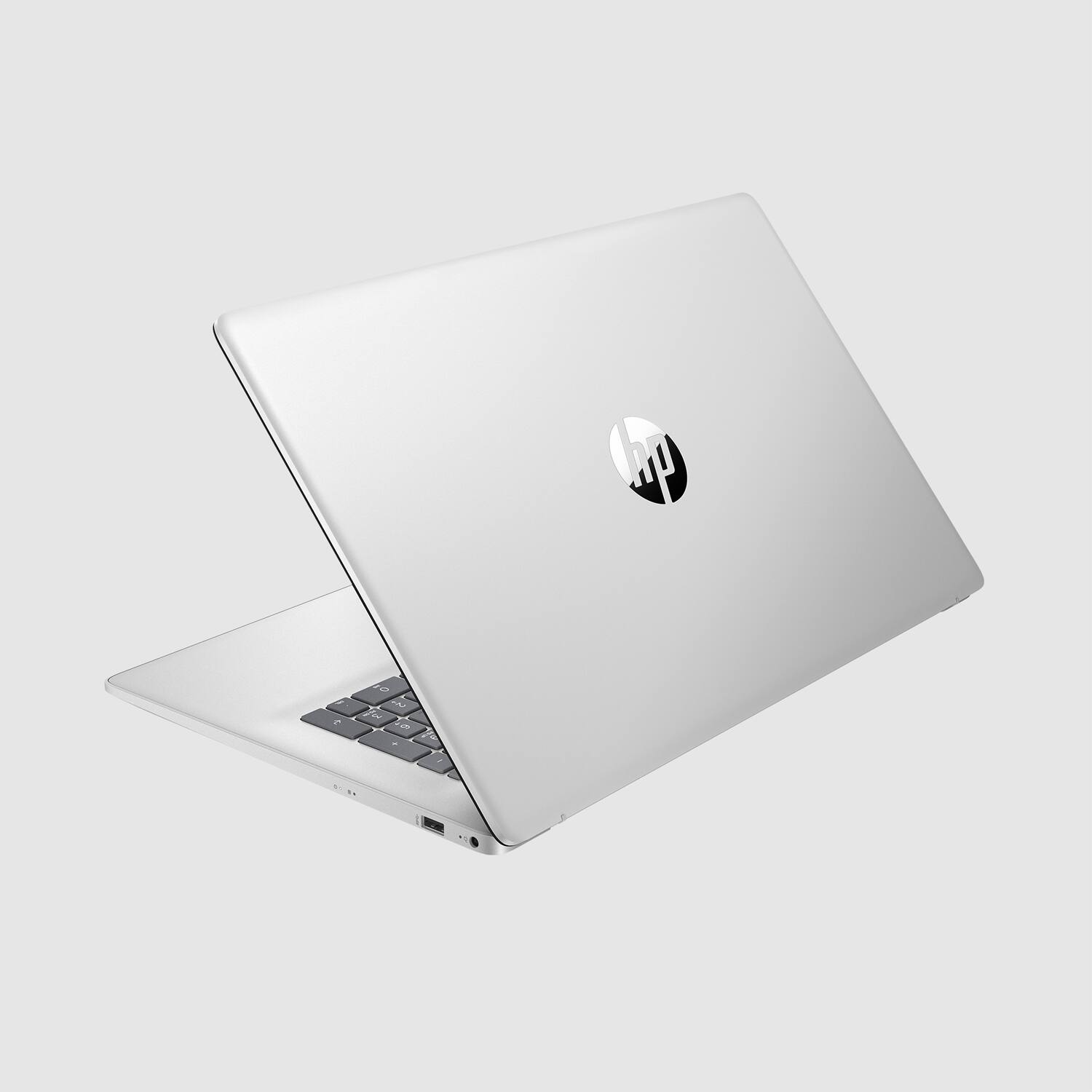Alt View 5. HP - HP - 17.3" HD+ TouchScreen Laptop - AMD Ryzen 5 7430U - 16GB Memory - 1TB SSD - Windows 11 Pro - Silver - Natural Silver.