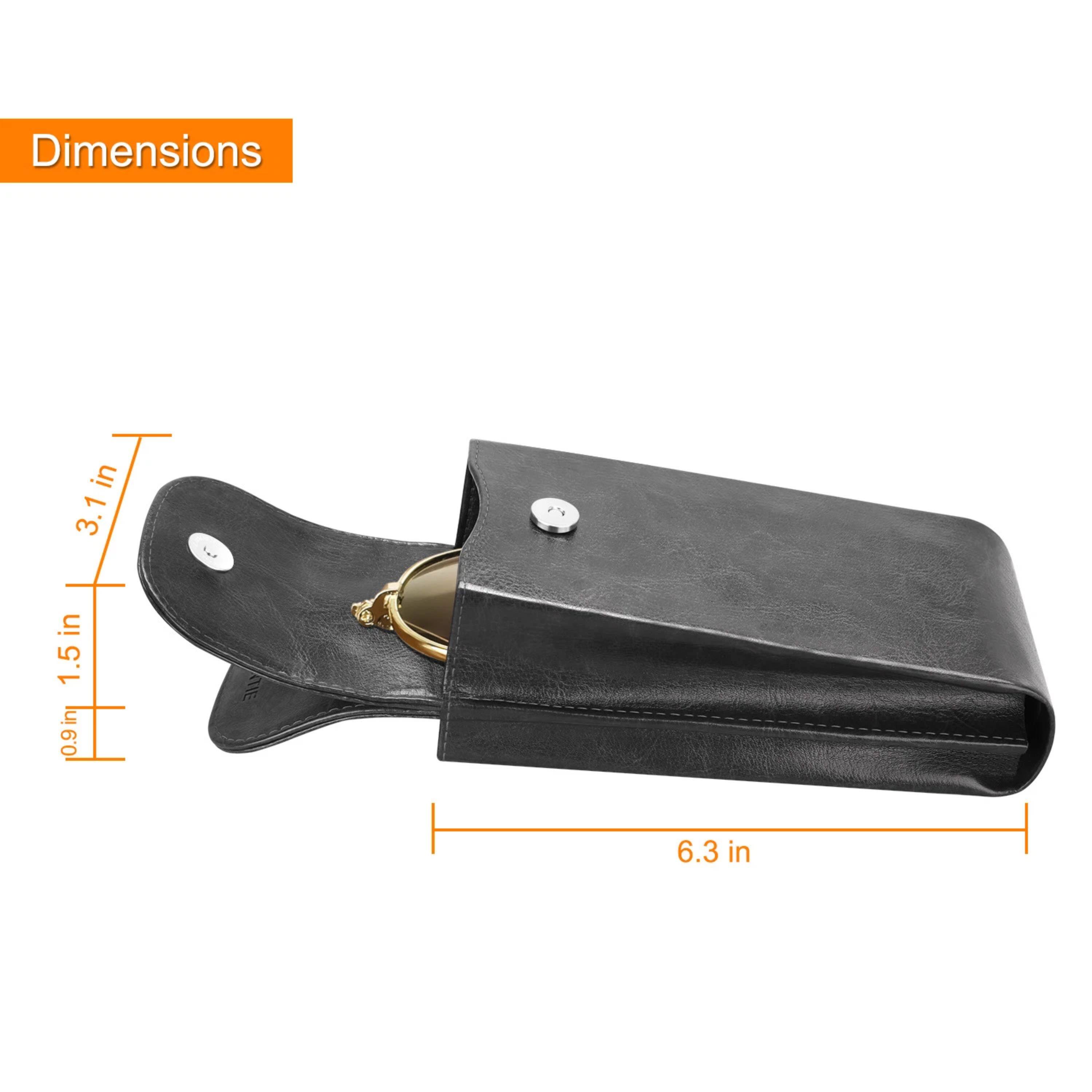 Dimensions: 3.1 in x 1.5 in x 0.9 in, 6.3 in